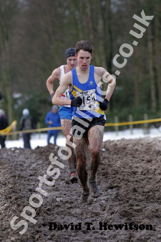 Carl Smith (Leeds) team winners during the Northern Cross Country Championships.